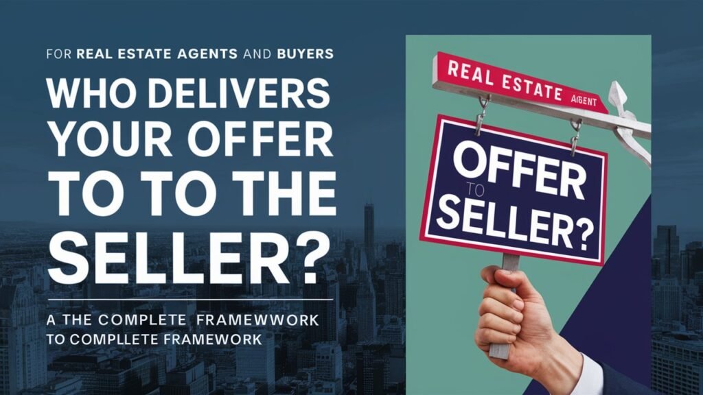 who delivers your offer to the seller framework